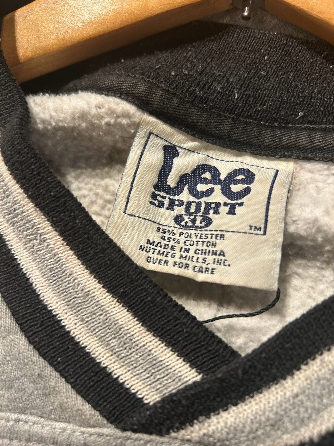 メンズヴィンテージ スウェット 【Lee SPORT】コロラド大学 カレッジロゴ グレー