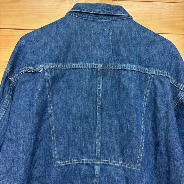 【Sean John】 デニムジャケット 刺繍 ブルー
