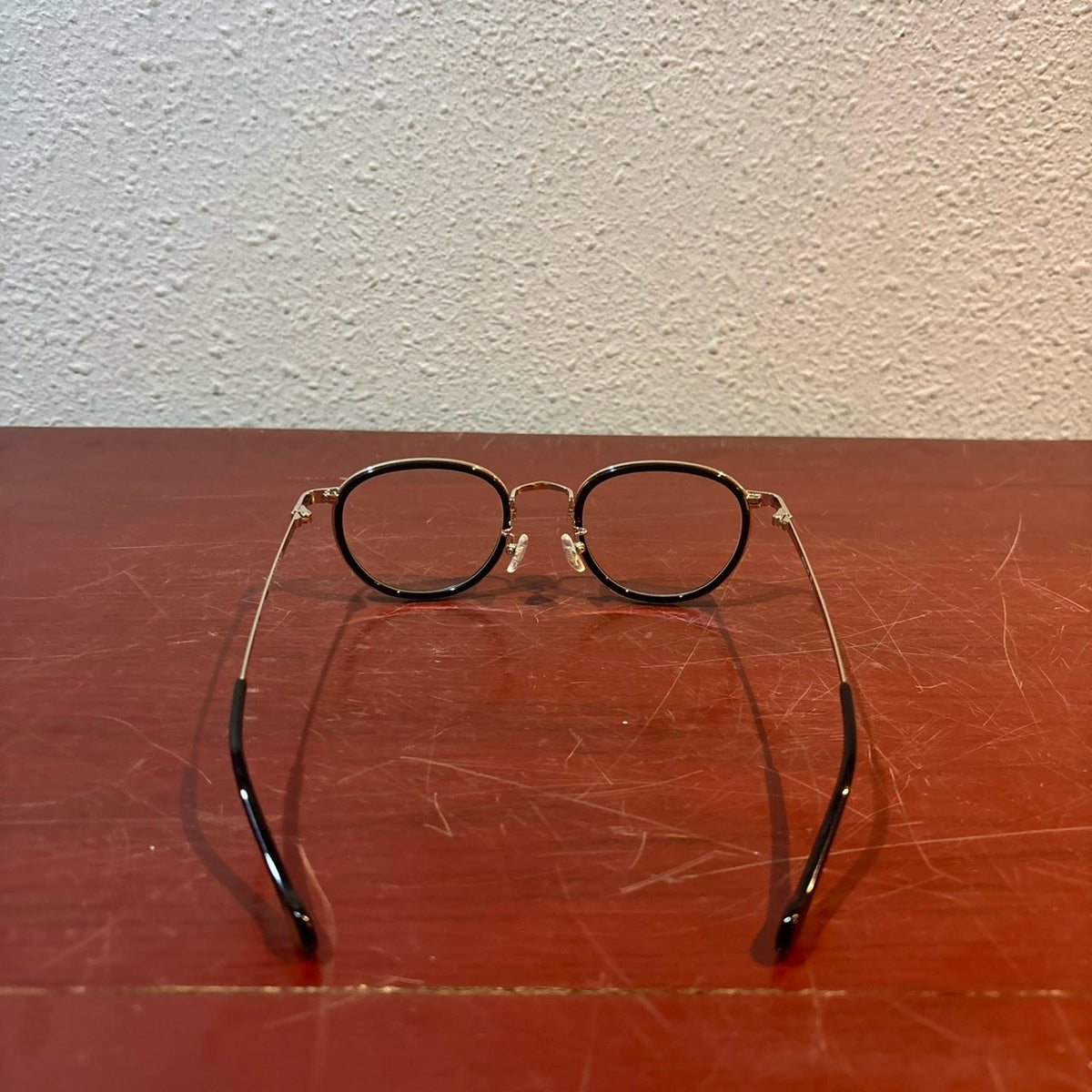【VIKTOR＆ ROLF VISION】 ボストン型 メガネ ブラック ゴールド