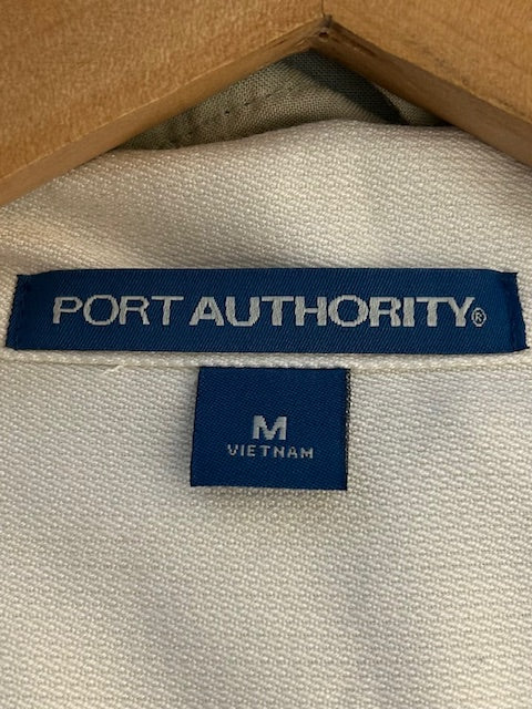 メンズヴィンテージアロハシャツ【PORT AUTHORITY】ワンポイント 刺しゅう ホワイト