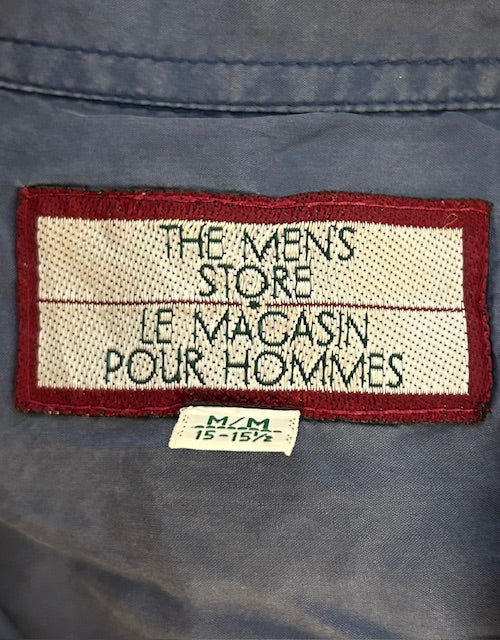 メンズヴィンテージアロハシャツ【THE MEN'S STORE】 無地 ネイビー