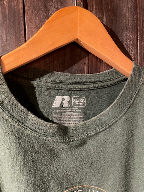 メンズヴィンテージ　Tシャツ 【Russell Athletic / カレッジロゴ】グリーン