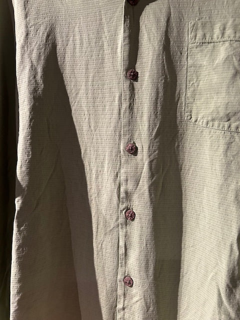 メンズヴィンテージ アロハシャツ 【Tommy Bahama】無地 グリーン