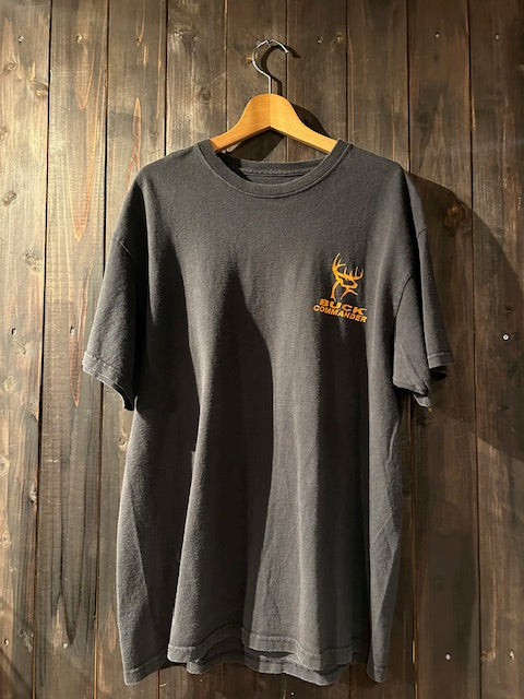 メンズヴィンテージ　Tシャツ 【BUCK COMMANDER】ブラック