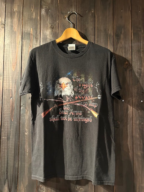 メンズヴィンテージ　Tシャツ 【イーグル プリント】ブラック