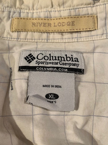 メンズヴィンテージ アロハシャツ 【Columbia】フィッシュ ベージュ