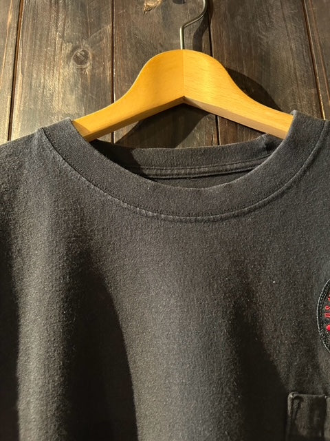 メンズヴィンテージ　Tシャツ 【Dickies】ワンポイント ブラック