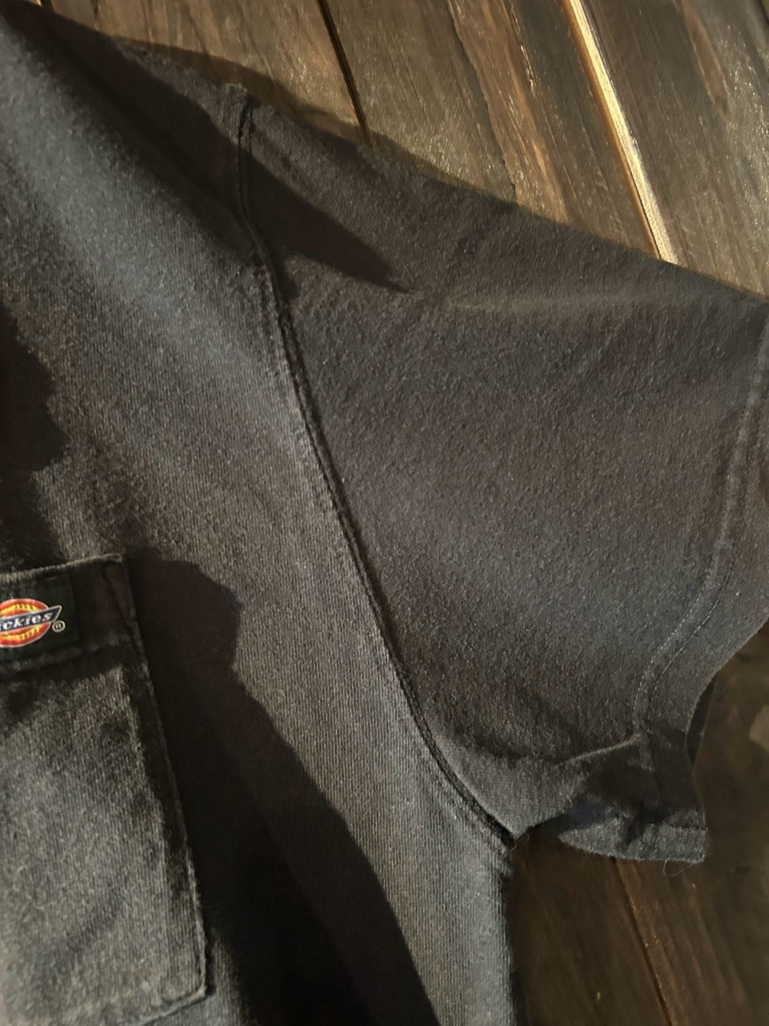 メンズヴィンテージ　Tシャツ 【Dickies】ワンポイント ブラック