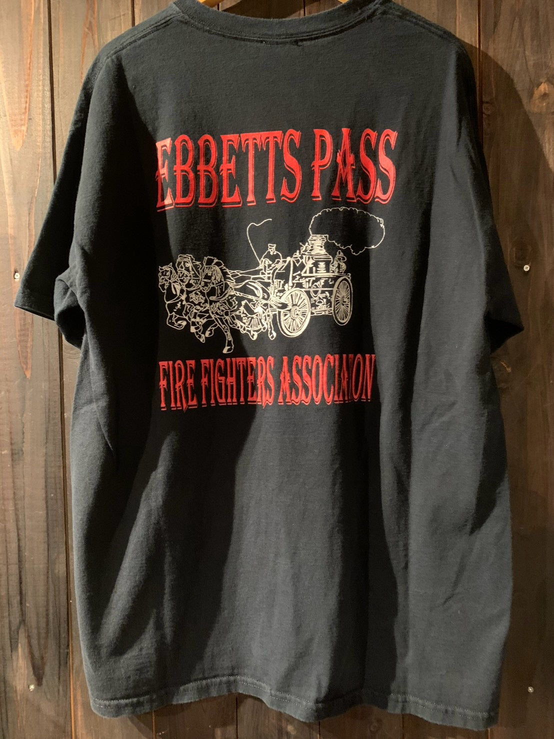 メンズヴィンテージ　Tシャツ 【エベッツパス】グラフィックＴ　ブラック