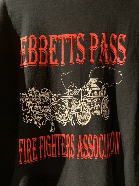 メンズヴィンテージ　Tシャツ 【エベッツパス】グラフィックＴ　ブラック