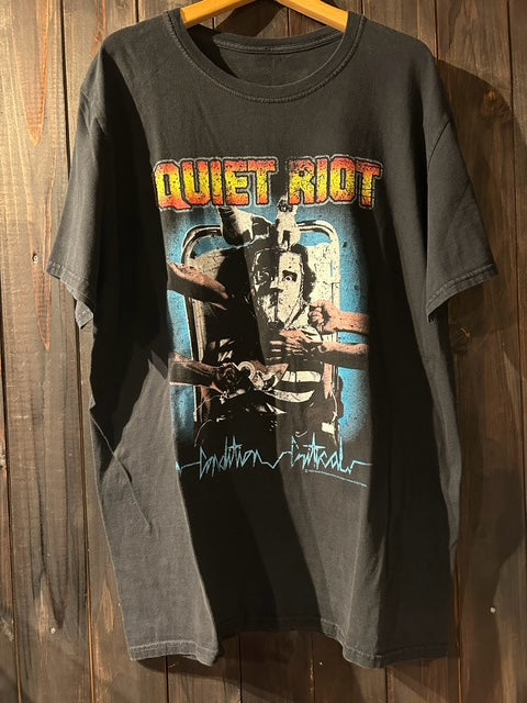 メンズヴィンテージ　Tシャツ 【QUIET RIOT】ブラック