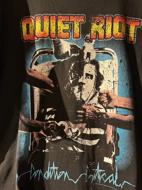 メンズヴィンテージ　Tシャツ 【QUIET RIOT】ブラック