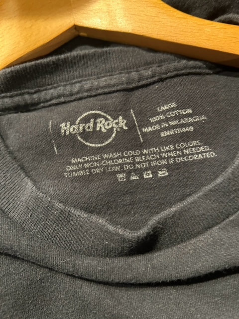 メンズヴィンテージ　Tシャツ 【Hard Rock CAFE】フロントデザイン ブラック