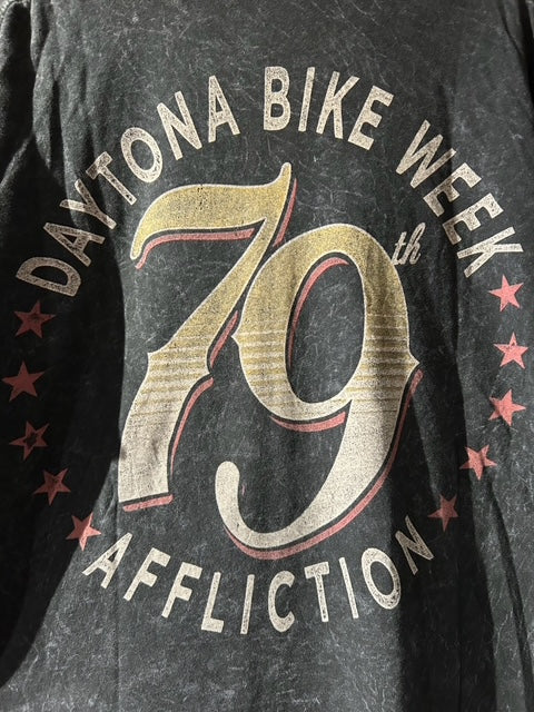 メンズヴィンテージ　Tシャツ 【DAYTONA BIKE WEEK】グラフィックＴ ブラック