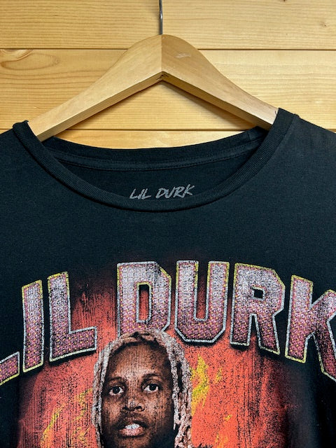 メンズヴィンテージ　Tシャツ 【LIL DURK】フロントデザイン ブラック