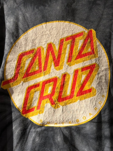 メンズヴィンテージ　Tシャツ 【Santa Cruz】タイダイ ネイビー