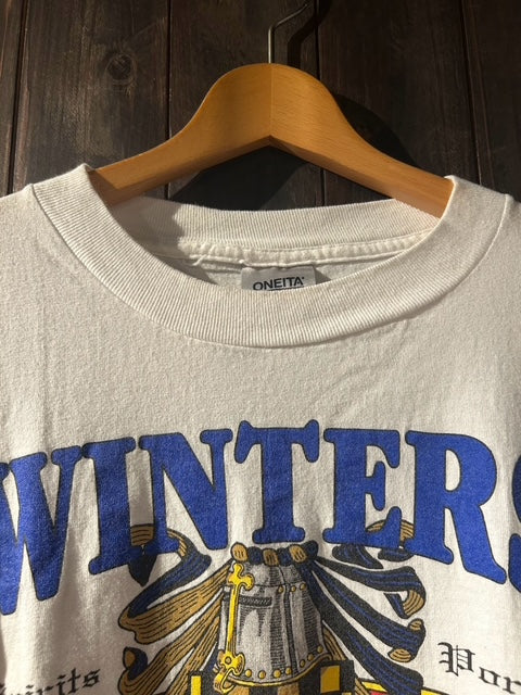 メンズヴィンテージ　Tシャツ 【WINTERS TAVERN】 フロントデザイン ホワイト