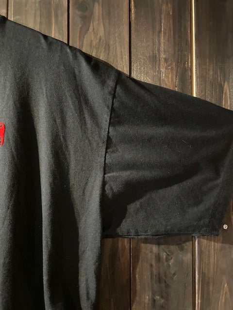 メンズヴィンテージ　Tシャツ 【doragonofchina】フロントデザイン ブラック