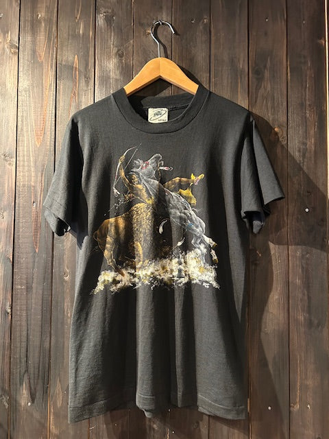 メンズヴィンテージ　Tシャツ 【BUFFALO】90’s アニマルデザイン ブラック