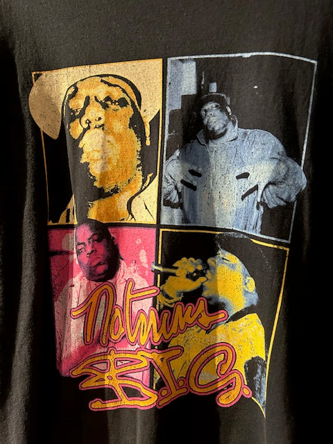 メンズヴィンテージ　Tシャツ 【The Notorious B.I.G】フォトプリント ブラック