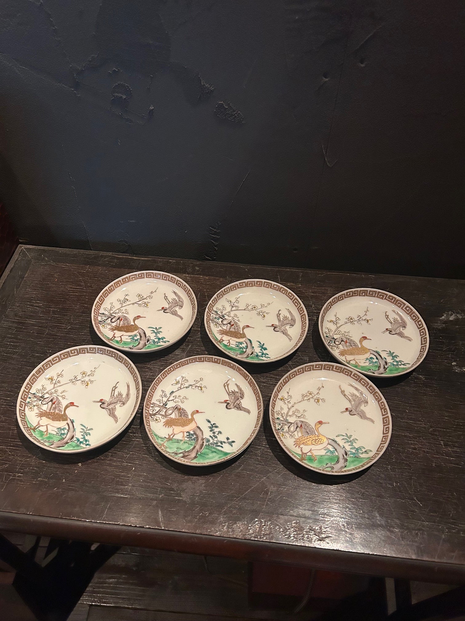 伊万里　4寸色絵皿