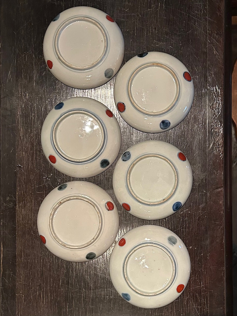 伊万里　4寸色絵皿
