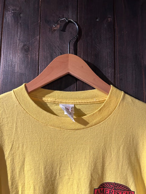 メンズヴィンテージ　Tシャツ 【HEAVY / AMERISTAR CASINO】ロゴ イエロー