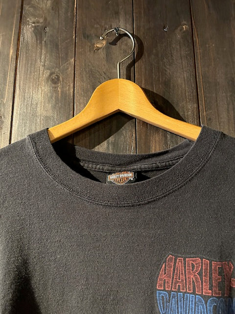 メンズヴィンテージ　Tシャツ 【HARLEY DAVIDSON】グラフィック ブラック