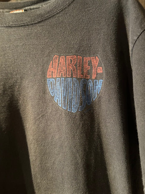 メンズヴィンテージ　Tシャツ 【HARLEY DAVIDSON】グラフィック ブラック