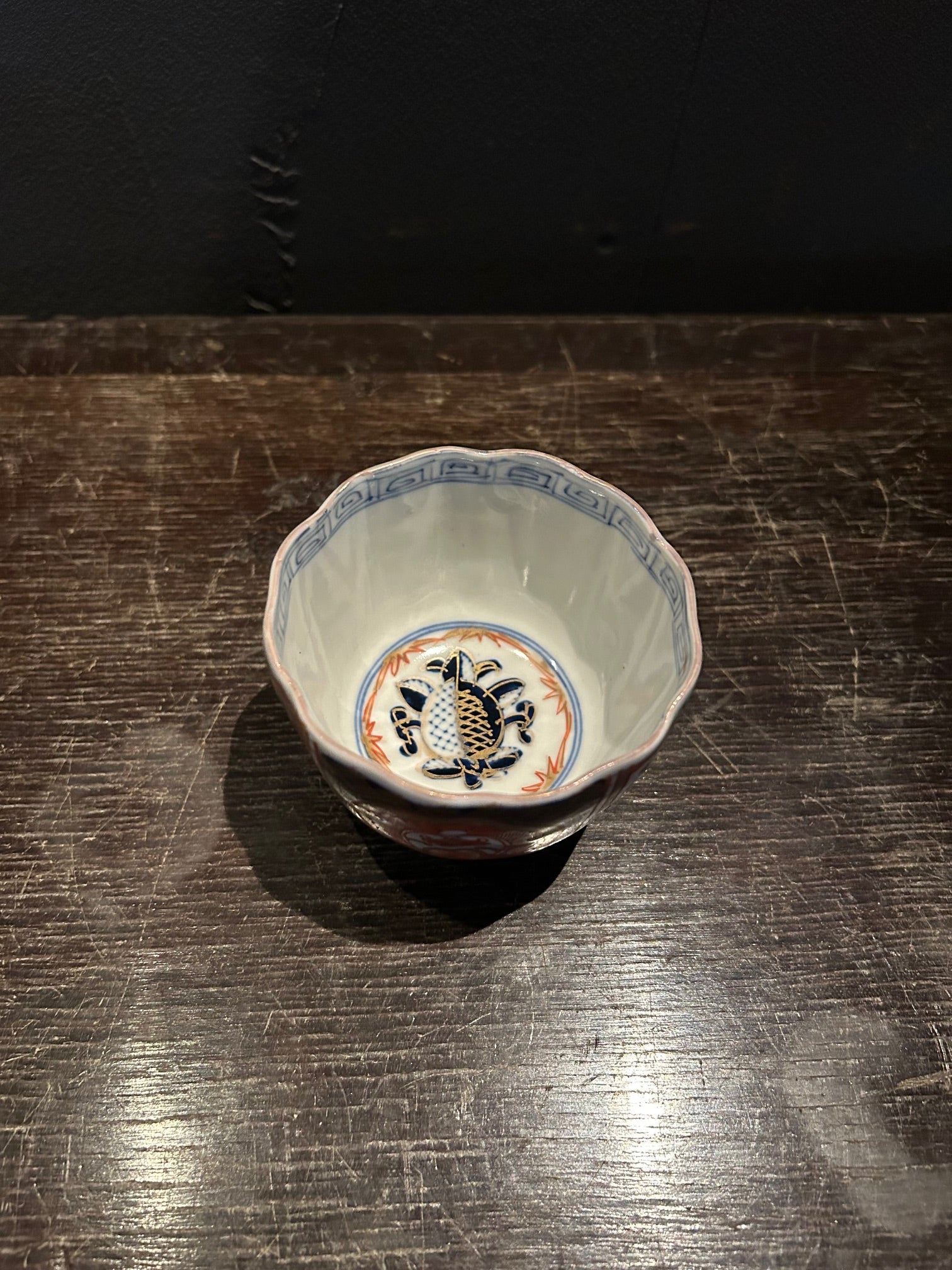 伊万里　色絵　蕎麦猪口