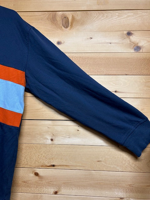 メンズヴィンテージ 長袖シャツ【TOMMY HILFIGER】ストライプ ネイビー