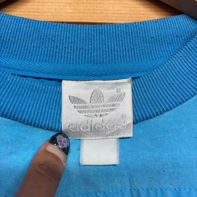 メンズヴィンテージ スウェット【adidas】80’TROSEFLYERS ブルー