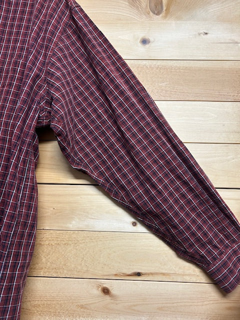 メンズヴィンテージ シャツ【Columbia】チェック レッド