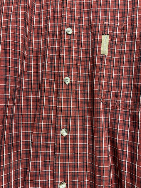 メンズヴィンテージ シャツ【Columbia】チェック レッド