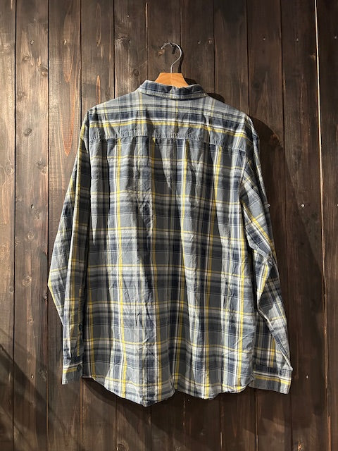 メンズヴィンテージ シャツ【Columbia】チェック グレー