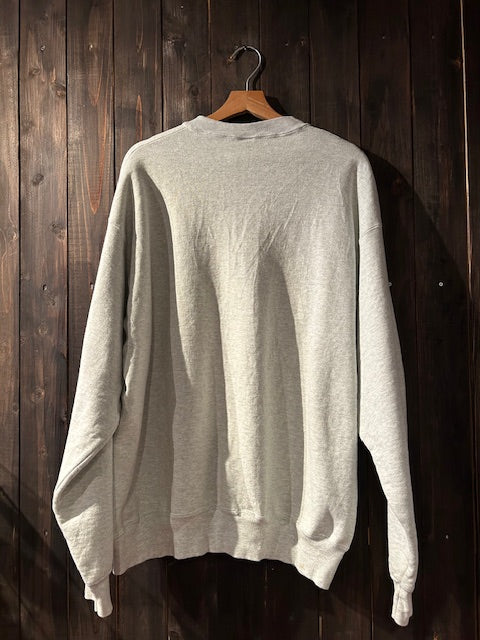 メンズヴィンテージ スウェット【EFRUIT OF THA  LOOM】フロントデザイン グレー