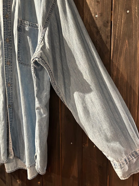 メンズヴィンテージ シャツ 【Levi's】無地 デニムシャツ