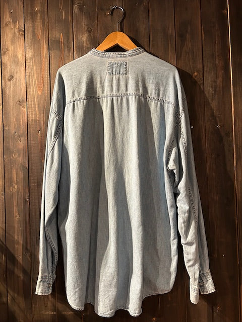 メンズヴィンテージ シャツ 【Levi's】無地 デニムシャツ