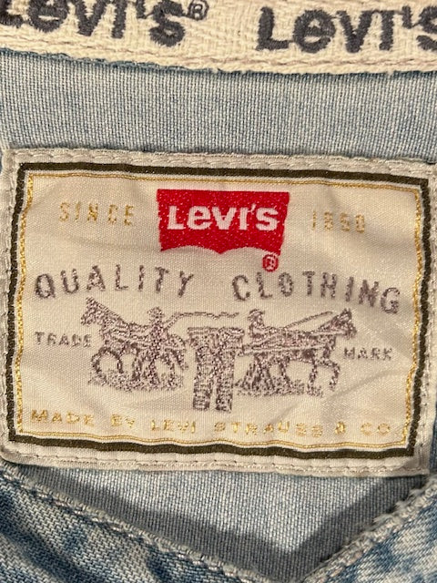 メンズヴィンテージ シャツ 【Levi's】無地 デニムシャツ