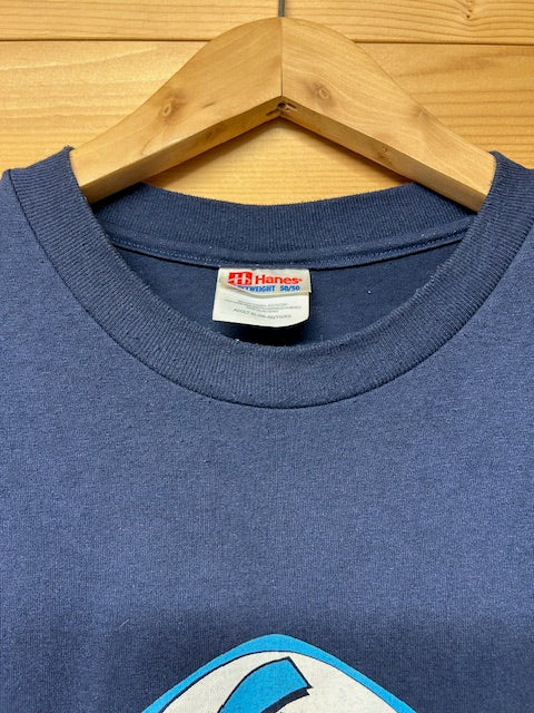 メンズヴィンテージ  Tシャツ　【Hanes(へネズ)】　ブルー