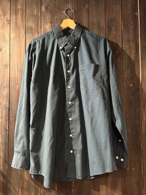 メンズヴィンテージ シャツ【NAUTICA】チェック グリーン