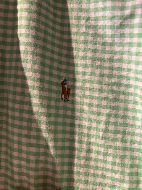 メンズヴィンテージ シャツ【Ralph Lauren】チェック グリーン