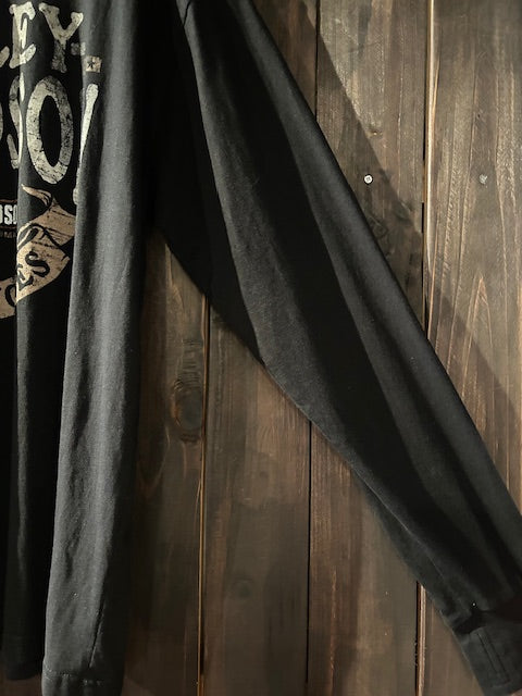 メンズヴィンテージ Tシャツ【HARLEY‐DAVIDSON】ロゴデザイン ブラック