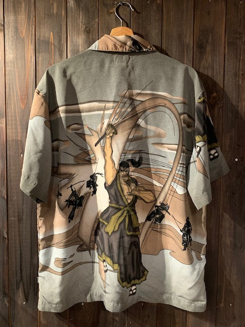メンズヴィンテージ　アロハシャツ　【KUSTOM】