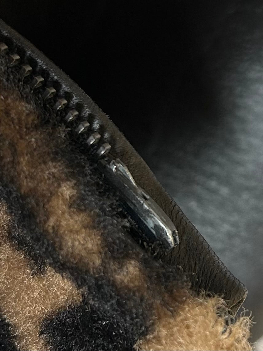メンズアウター【FENDI】ムートンフーテッドブルゾン