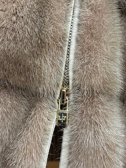 ロロピアーナ Loro Piana ミンク カシミヤ ベスト コート