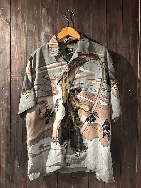 メンズヴィンテージ　アロハシャツ　【KUSTOM】