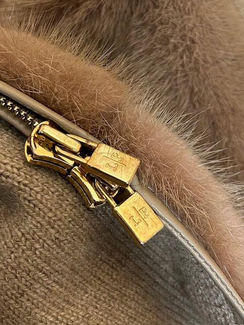 ロロピアーナ Loro Piana ミンク カシミヤ ベスト コート
