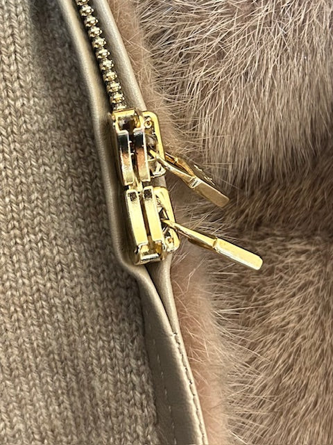ロロピアーナ Loro Piana ミンク カシミヤ ベスト コート