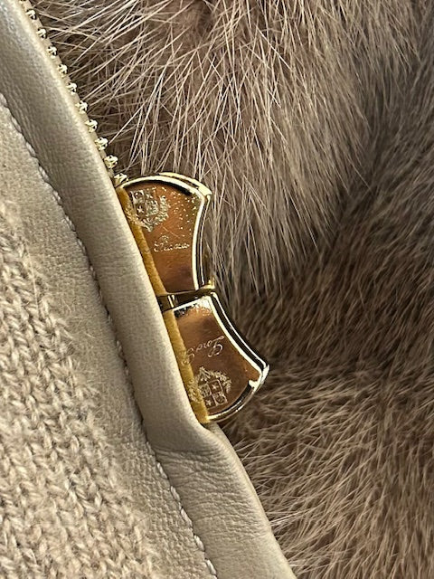 ロロピアーナ Loro Piana ミンク カシミヤ ベスト コート